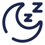 Moon Sleep SVG Icon